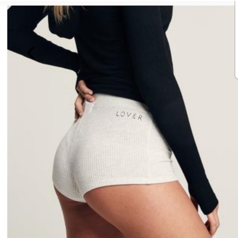 Spiritual Gangster Ballet Yoga “Lover”Women's Gray Shorts